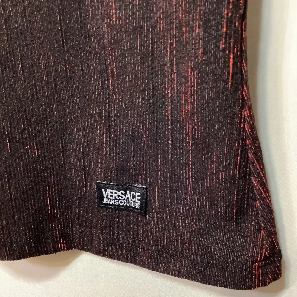 Versace - Versace Jeans Couture Women's Pantsuit Size M Black/Red $1127 - Picture 7 of 16